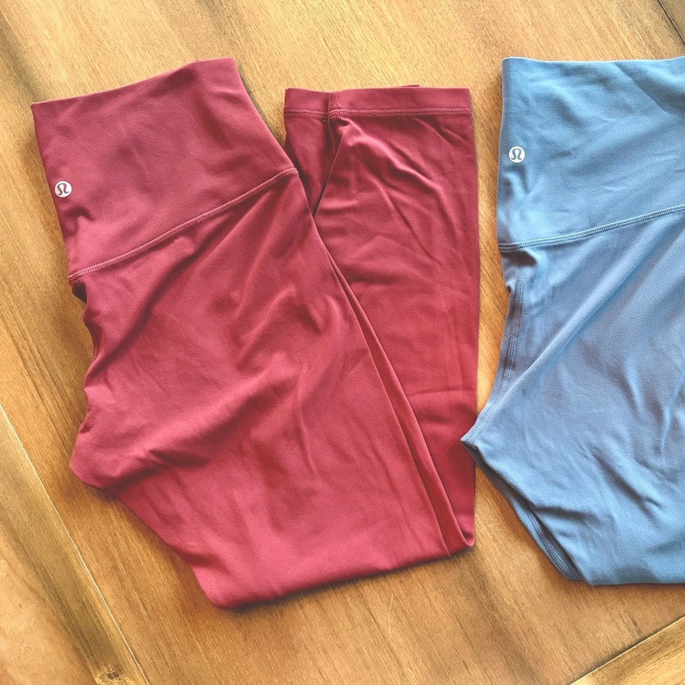 Lululemon Align 25” leggings size 8